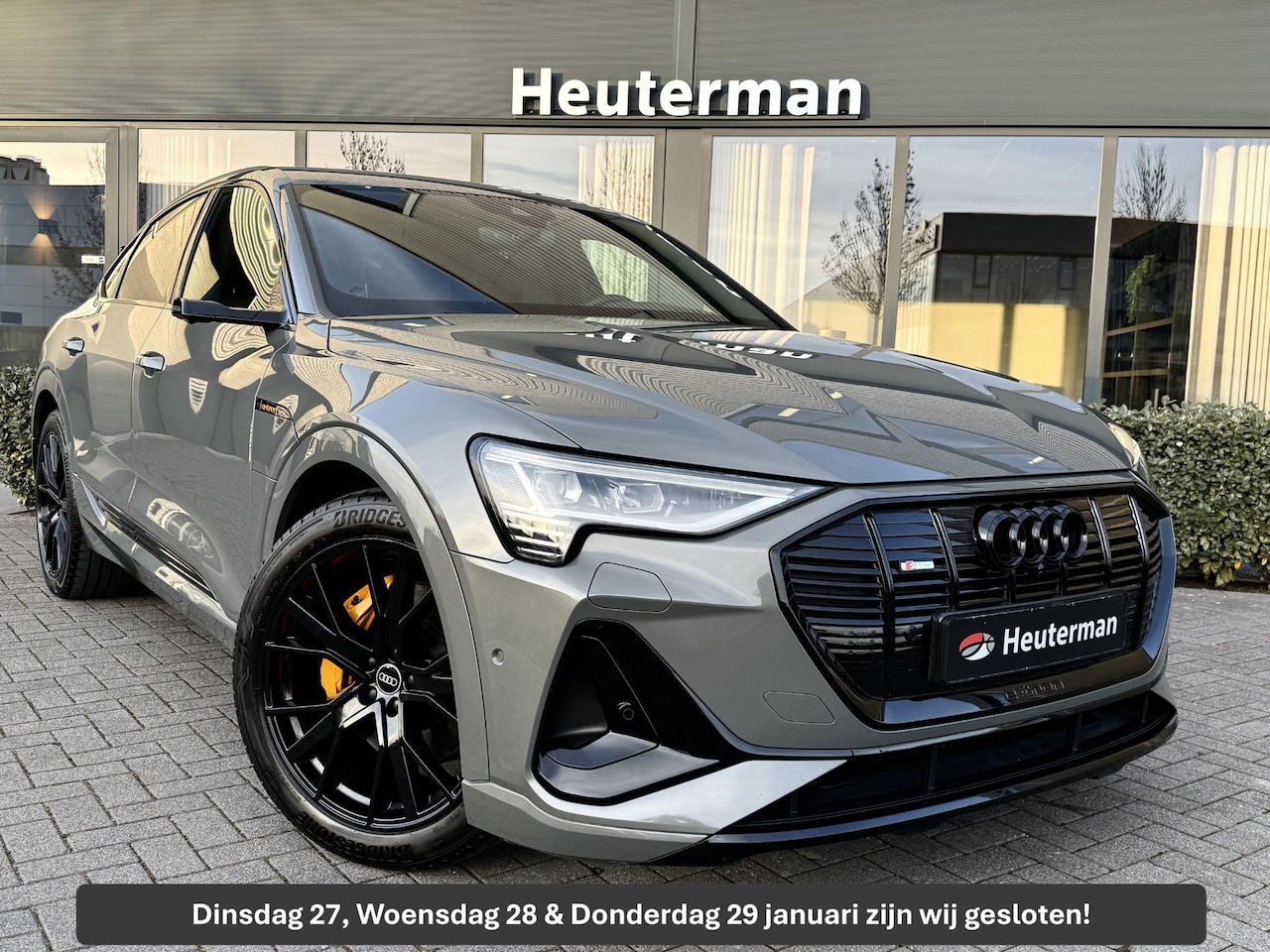 Audi e-tron Sportback - 55 Quattro S Line Black Edition/ B&O/ Sfeer - AutoWereld.nl