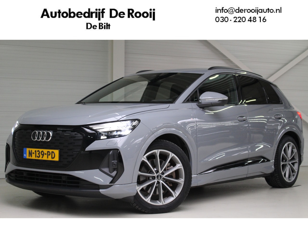 Audi Q4 e-tron - 50 quattro Launch edition S-Line Competition 77 kWh 93% SoH | Navigatie | 20" Audi Sport V - AutoWereld.nl