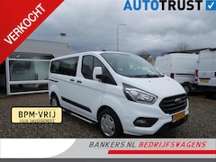 Ford Transit Custom - 2.0 TDCI 110PK, L1H1, Airco, Combi-9 Persoons, Meerdere op voorraad