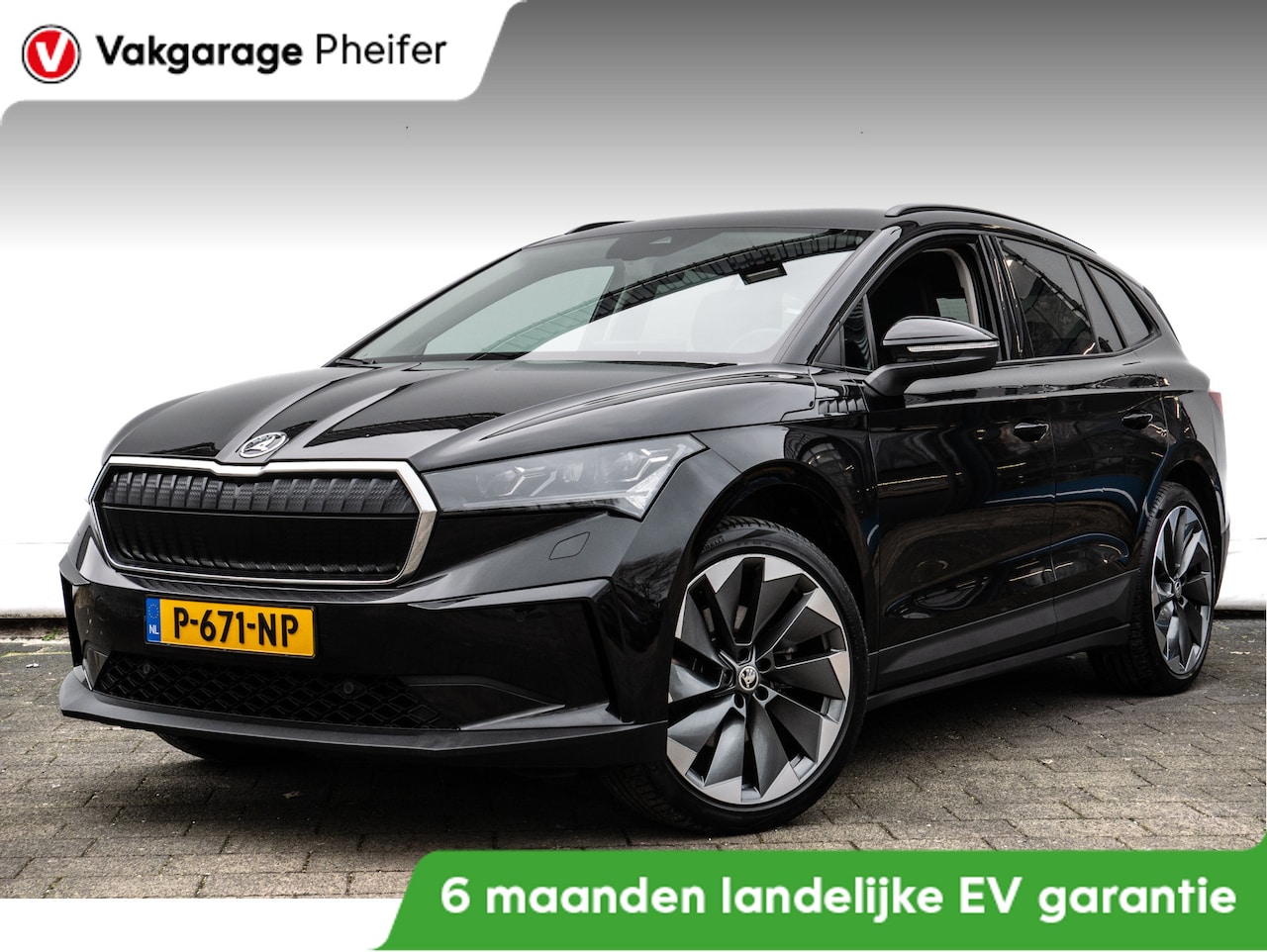 Skoda Enyaq iV - 60 Trekhaak/ Leer/ Matrix led/ Stoel-stuurverwarming/ 21" Lmv/ Camera/ Navigatie/ Blindspo - AutoWereld.nl