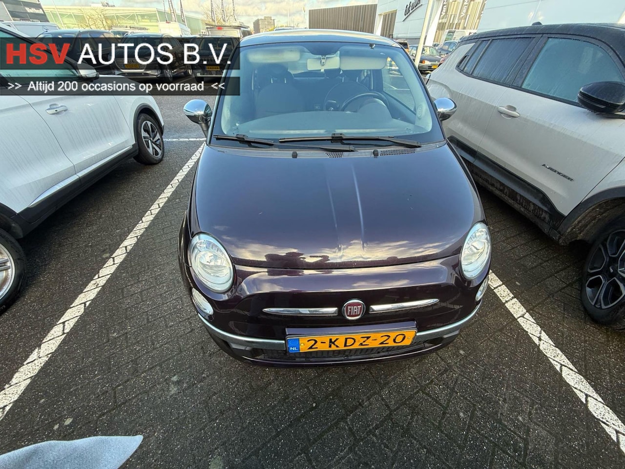 Fiat 500 - 0.9 TwinAir Lounge airco LM org NL - AutoWereld.nl