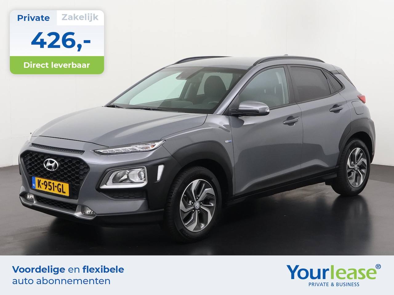 Hyundai Kona - 1.6 GDI HEV Comfort | All-in 426,- Private Lease | Direct uit voorraad - AutoWereld.nl
