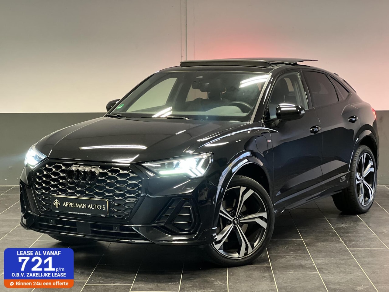 Audi Q3 Sportback - 45 TFSI Quattro 3 X S-Line FULL|360Camera|B&O|Sfeer|Elektrische Lederen Stoelen|Keyless| - AutoWereld.nl