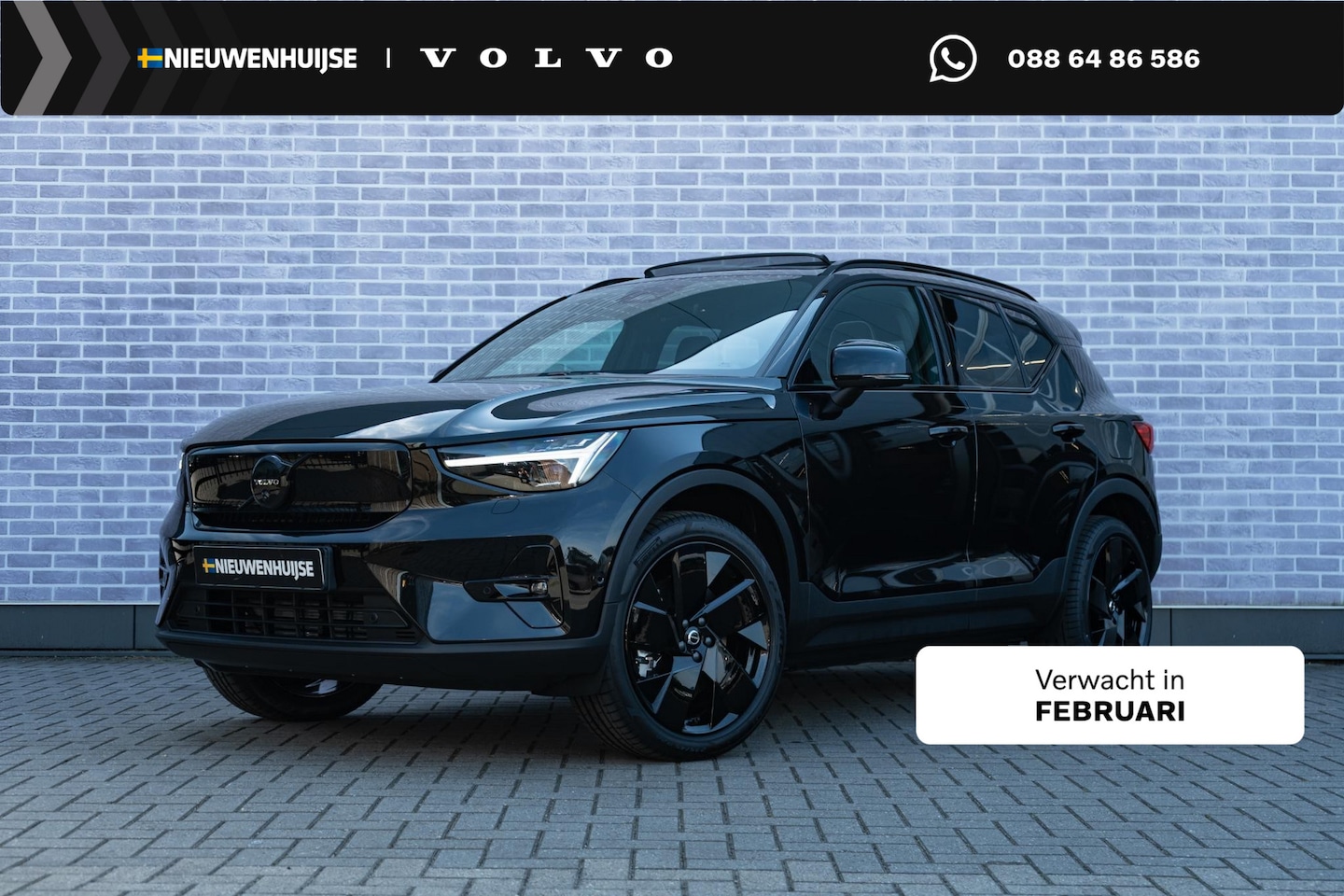 Volvo EX40 - Single Motor Extended Range Ultra | Black Edition | Europa | 82 kWh | Panoramadak | Keyles - AutoWereld.nl