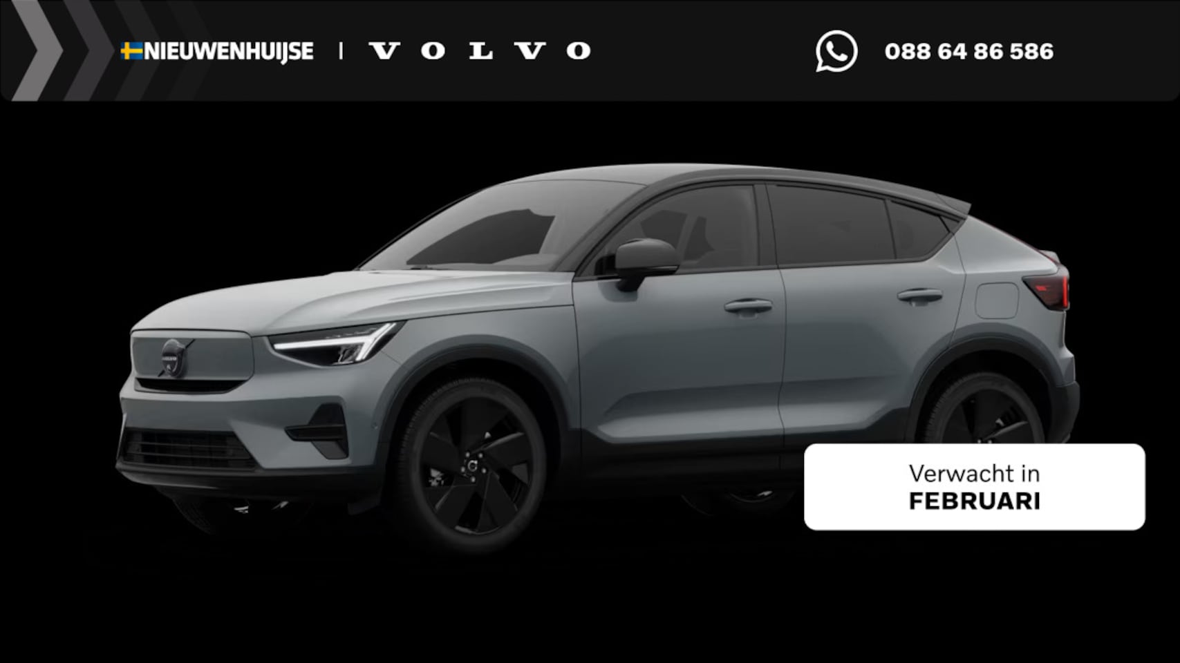 Volvo EC40 - Single Motor Extended Range Ultra Black Edition | Europa | 82 kWh | Panoramadak | Keyless - AutoWereld.nl