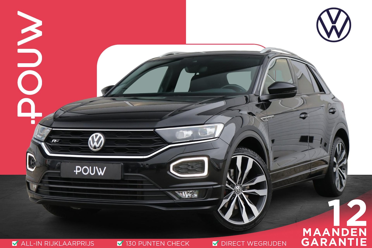 Volkswagen T-Roc - 1.5 TSI 150pk Sport Business R | Navigatie | Stoelverwarming | Parkeersensoren | Adaptieve - AutoWereld.nl