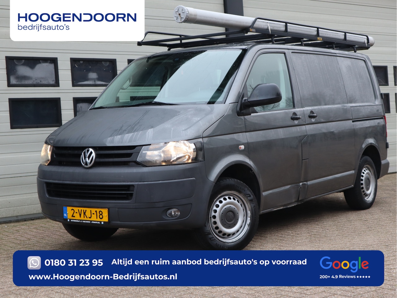 Volkswagen Transporter - 2.0 TDI 85pk - 2x Schuifdeur - Imperiaal - Airco - Cruise - AutoWereld.nl