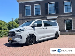 Ford Transit Custom - 320 2.0 TDCI L2H1 Black Edition dubbele cabine Leder | 19" | Glaslook | Spoiler | Full opt