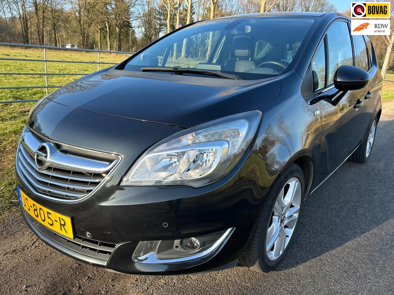 Opel Meriva - 1.4 Turbo Cosmo dealer ond, 1 ste eig. en met trekhaak - AutoWereld.nl