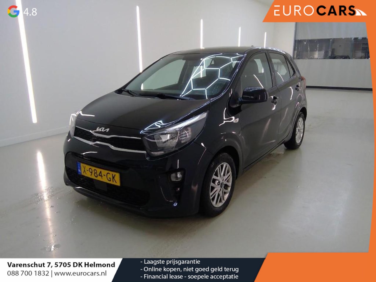 Kia Picanto - 1.0 DPi DynamicLine Navigatie Apple Carplay/Android Auto Camera Cruise Control Airco Licht - AutoWereld.nl