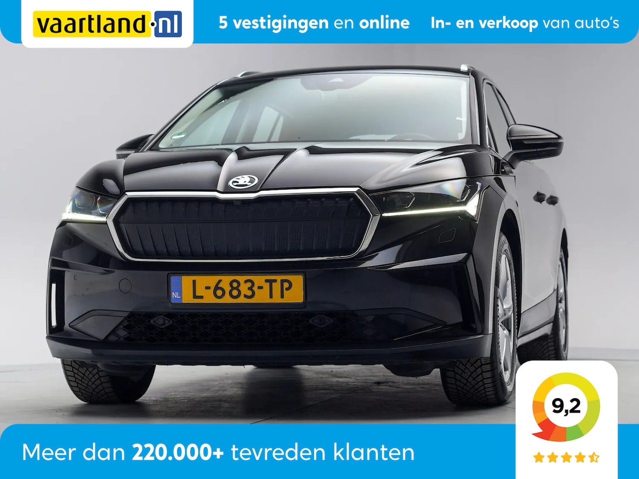 Skoda Enyaq iV - 80 3-Fase [ Matrix-Led Warmtepomp Camera Trekhaak ] - AutoWereld.nl