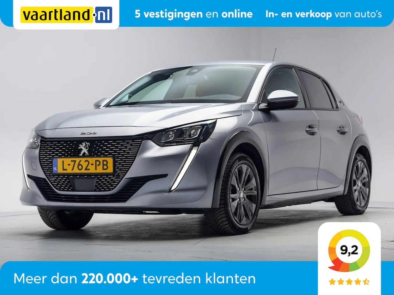 Peugeot e-208 - EV Allure Pack 50kWh 3 fase [ LED Navi Stoelverwarming ] - AutoWereld.nl