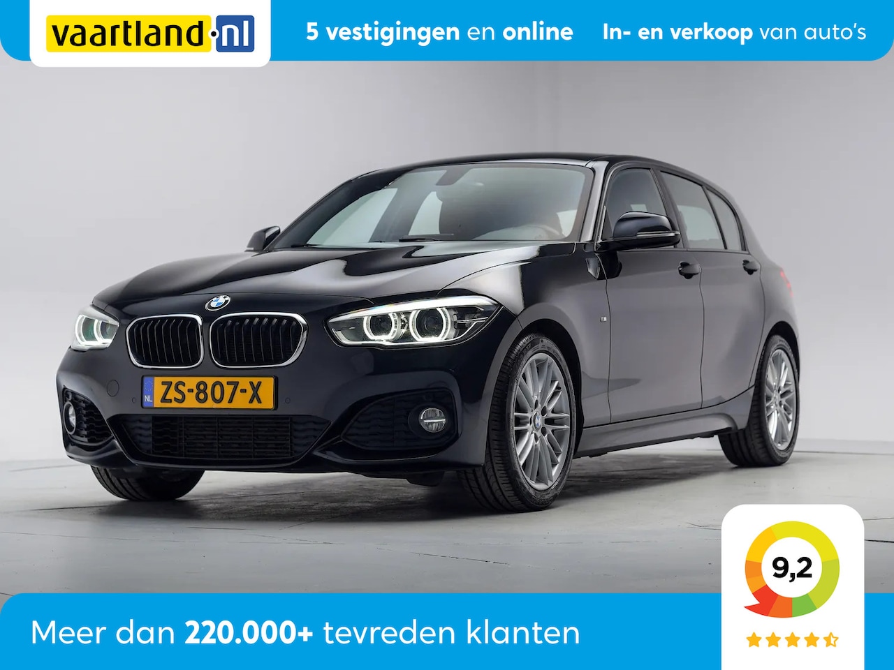 BMW 1-serie - 118i M Sport Edition 5-drs Aut. [ LED Leder Stoelverwarming Navi ] - AutoWereld.nl