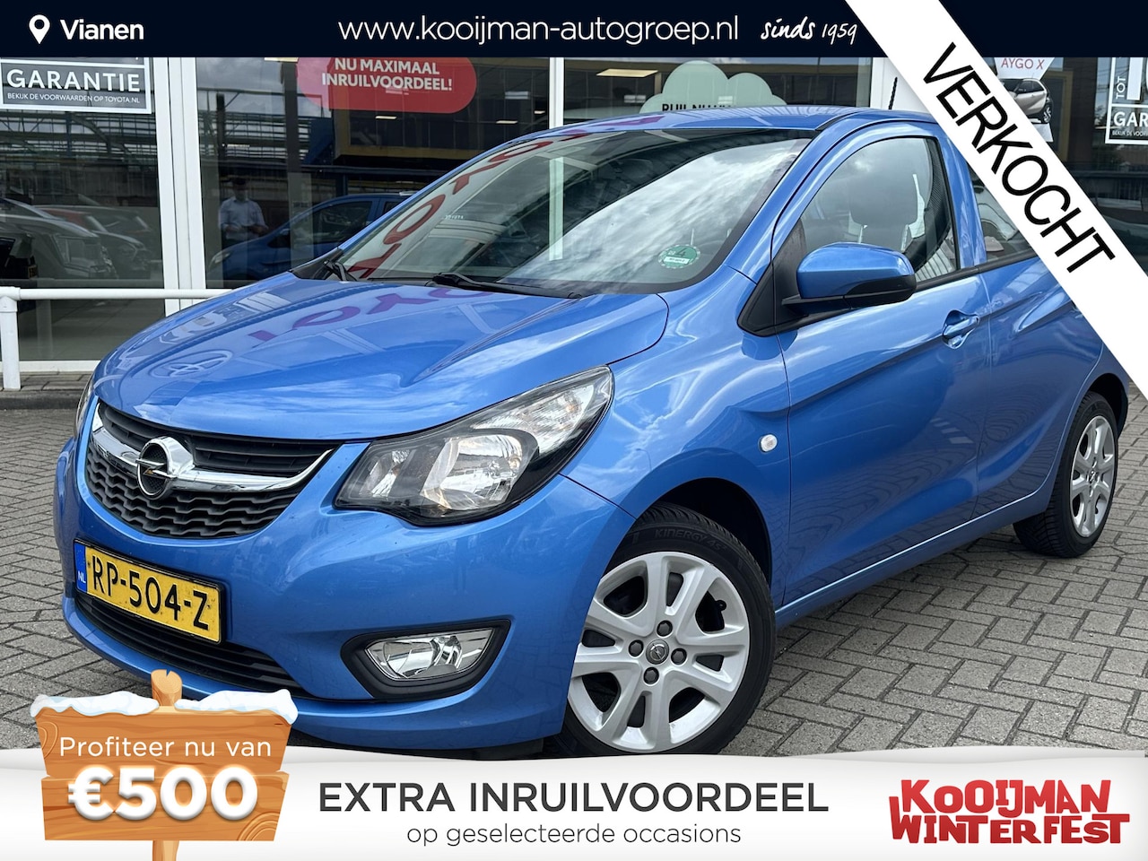 Opel Karl - 1.0 ecoFLEX Edition Leuke auto met opties o.a. Stoelverwarming, Airco, Lichtmetalen velgen - AutoWereld.nl