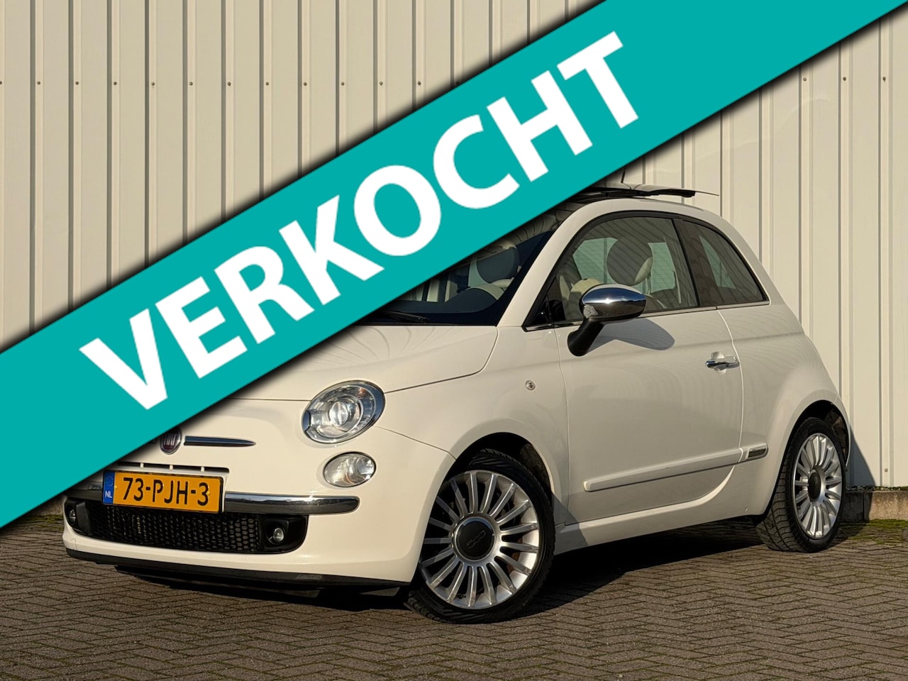 Fiat 500 - 0.9 TwinAir Lounge|Schuif/kantel|Xenon|Leder|NAP - AutoWereld.nl