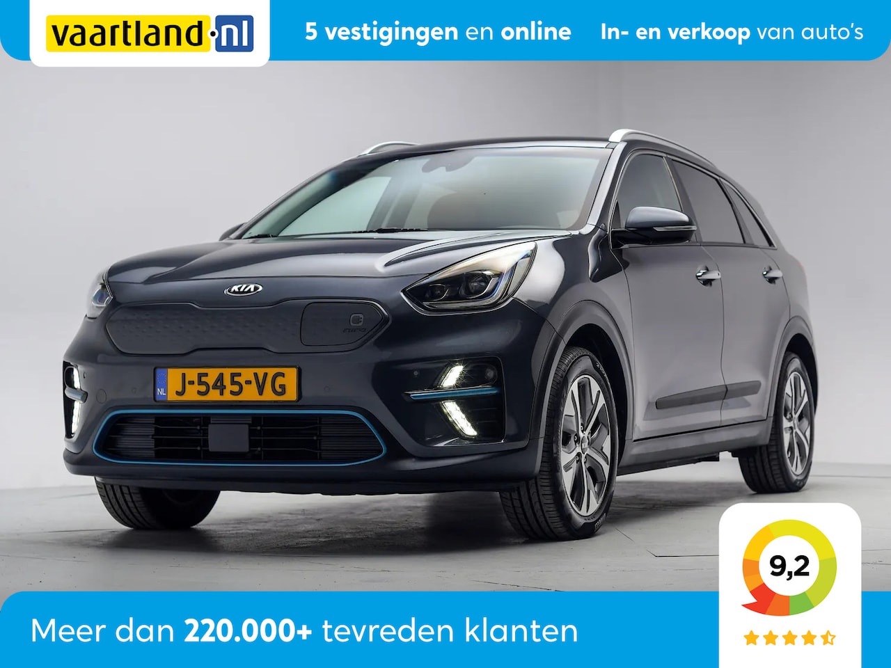 Kia e-Niro - ExecutiveLine 64kWh 3 fase [ LED Leder Trekhaak ] - AutoWereld.nl