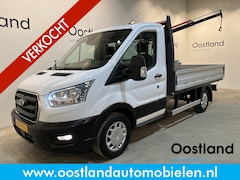 Ford Transit - 350 2.0 TDCI L2H1 Trend MHEV 130 PK Open Laadbak / Maxilift kraan / Euro 6 / Airco / Cruis