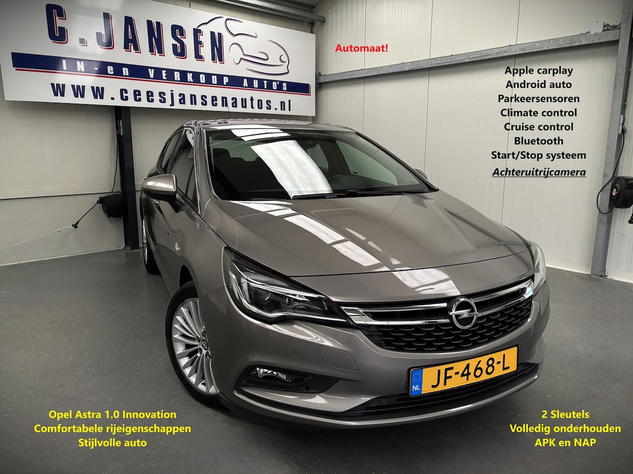 Opel Astra - 1.0 Innovation Automaat! | Apple Carplay/Android Auto|telefoonintegratie premium | Cruise - AutoWereld.nl