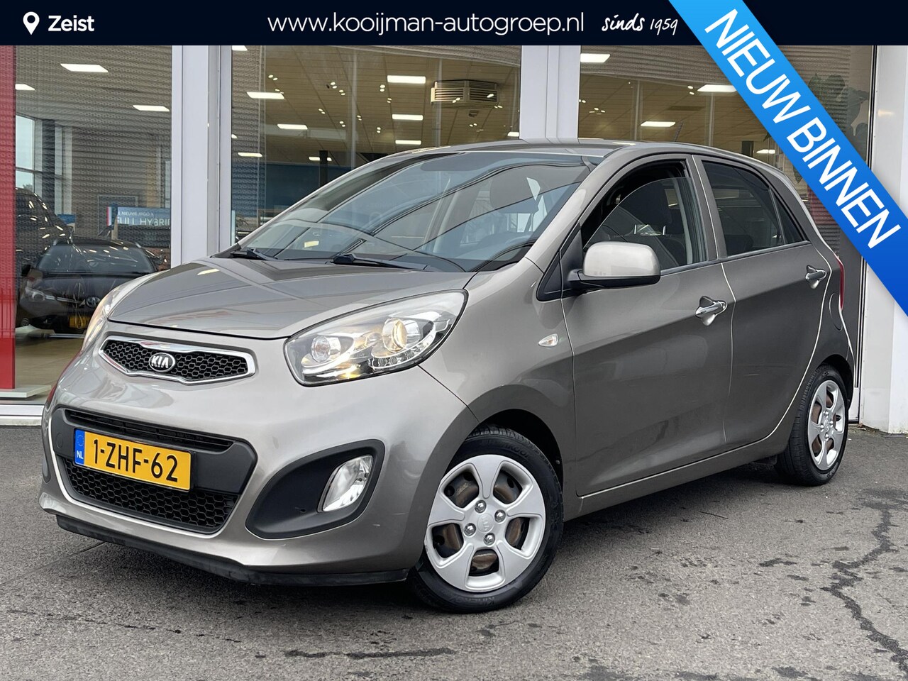 Kia Picanto - 1.0 CVVT BusinessLine Navigatie | Centrale vergrendeling | Airco | Elektrische ramen | Rad - AutoWereld.nl