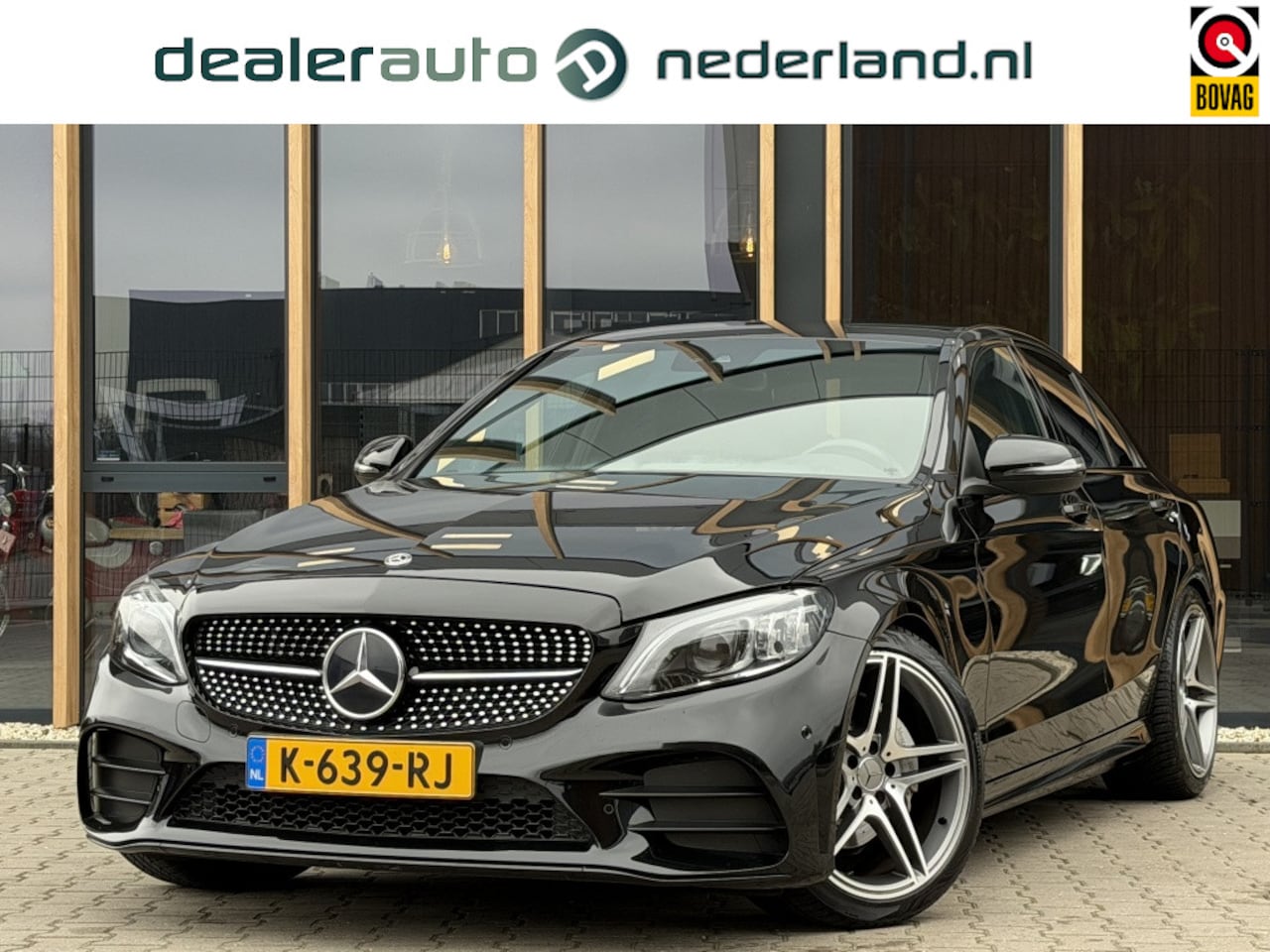 Mercedes-Benz C-klasse - 180 AMG-LINE | Facelift | AUT9 | Leder | Burmester | - AutoWereld.nl