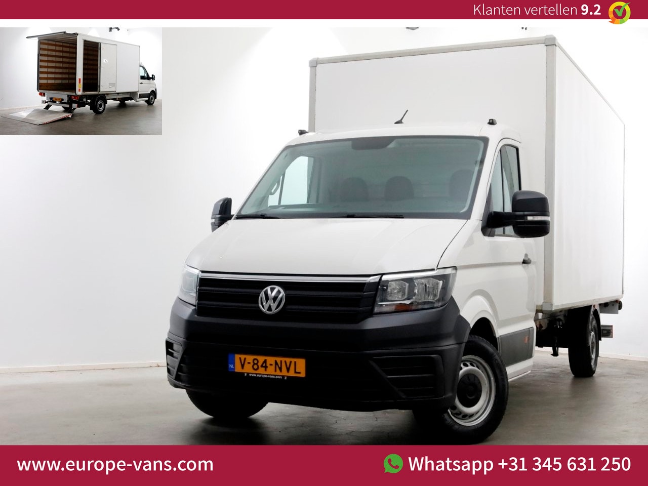 Volkswagen Crafter - 35 2.0 TDI 140pk Bakwagen met laadklep en zijdeur 12-2021 - AutoWereld.nl