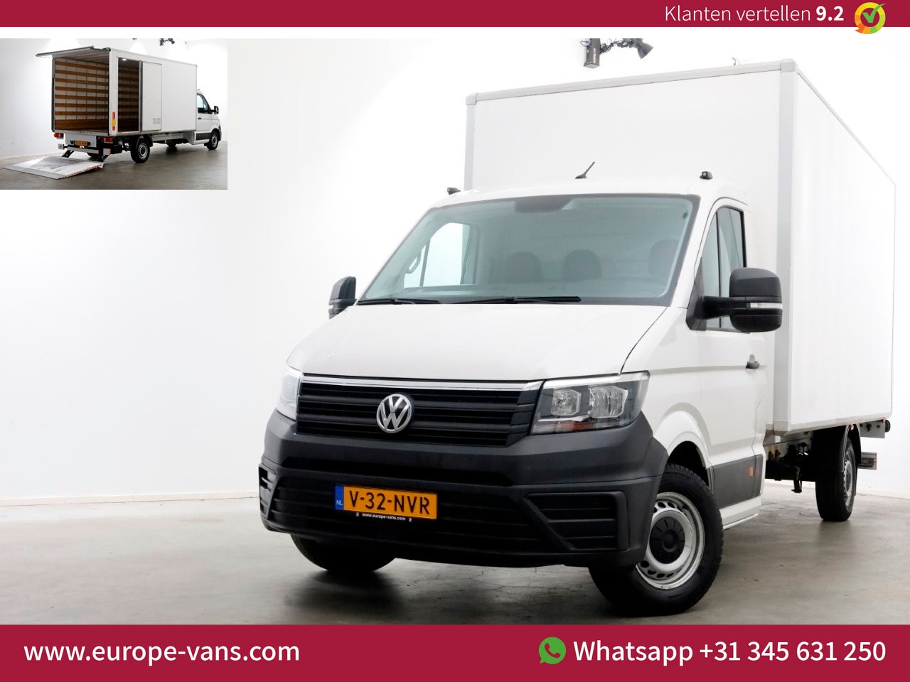 Volkswagen Crafter - 35 2.0 TDI 140pk Bakwagen met laadklep en zijdeur 10-2021 - AutoWereld.nl