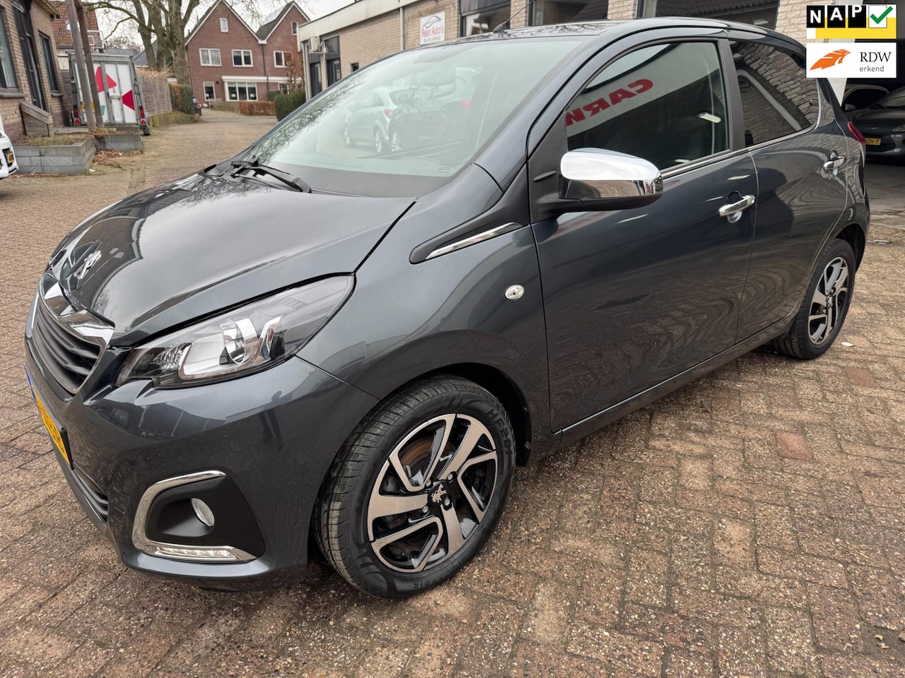 Peugeot 108 - 1.0 e-VTi Allure AIRCO LED ORG 33511 KM NAP O.H BOEKJES KLEINE BEURT GEHAD DEALER ONDERHOU - AutoWereld.nl