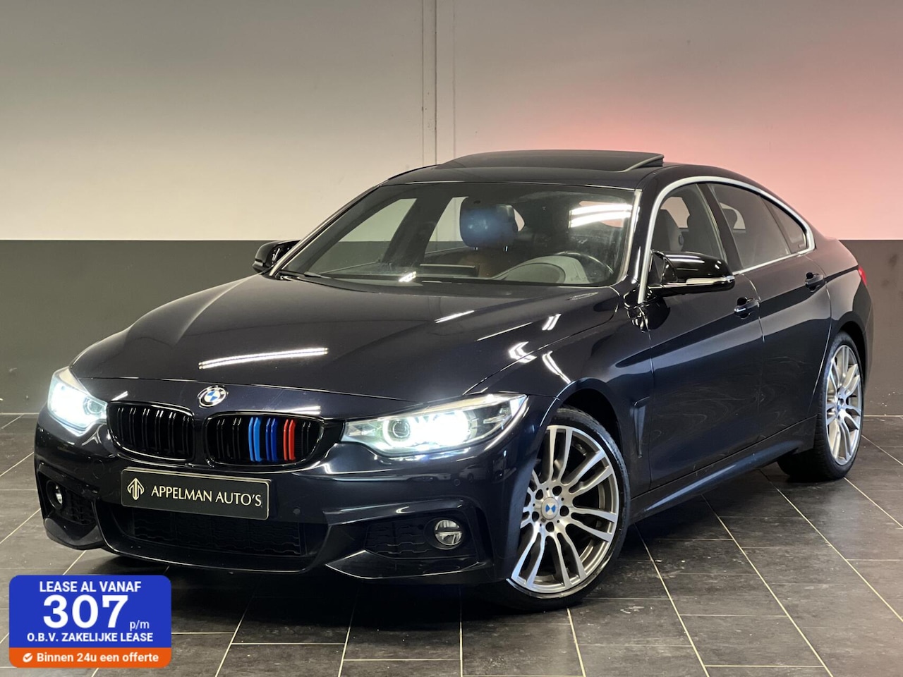 BMW 4-serie Gran Coupé - 420i High Executive|M-pakket|HUD|Schuifdak|Elektrische Kofferklep| - AutoWereld.nl