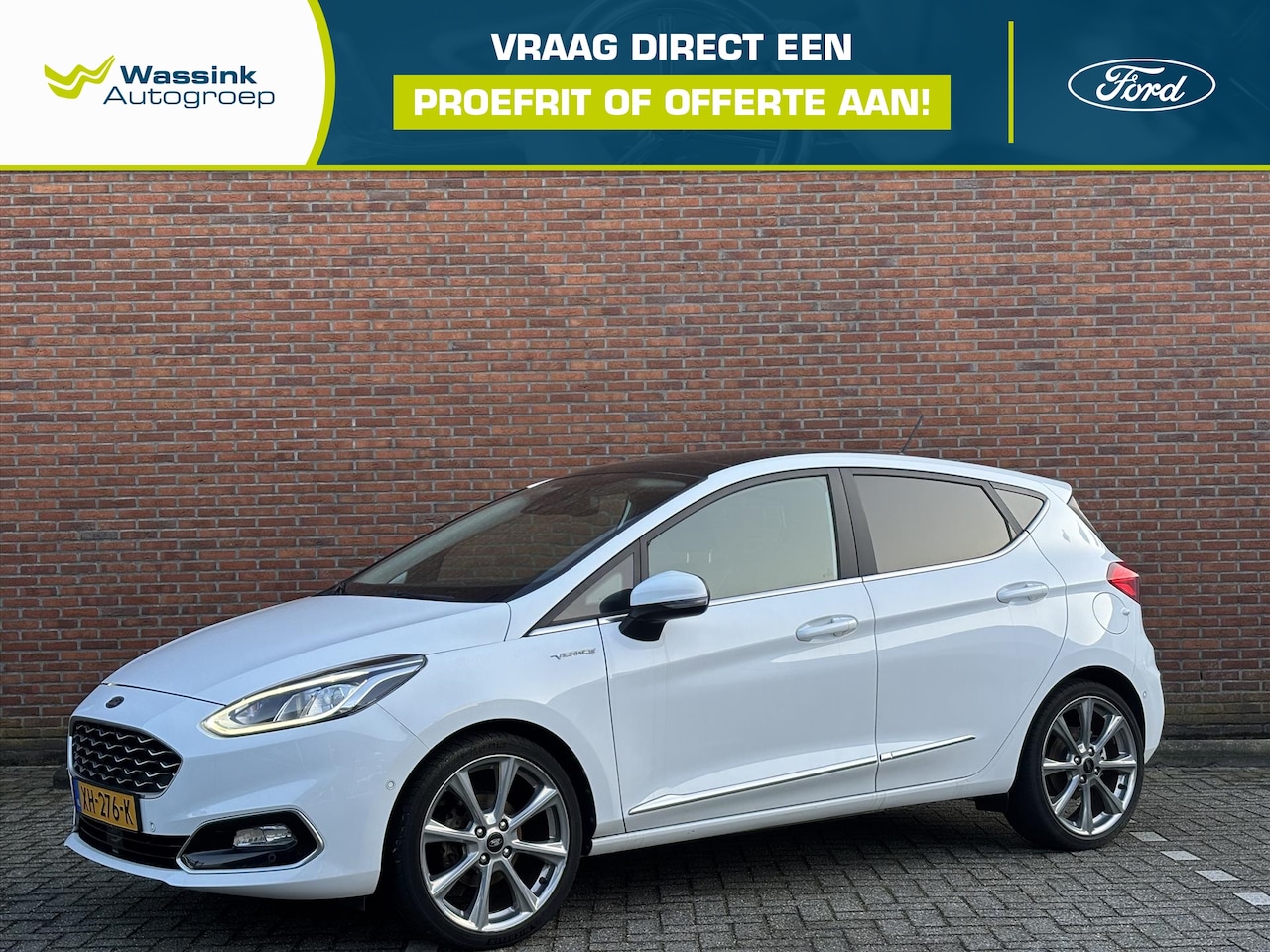 Ford Fiesta - 1.0 EcoBoost 125pk 5dr Vignale | Stoel/ Stuur verwarming | Voorruitverwarming | Panorama d - AutoWereld.nl