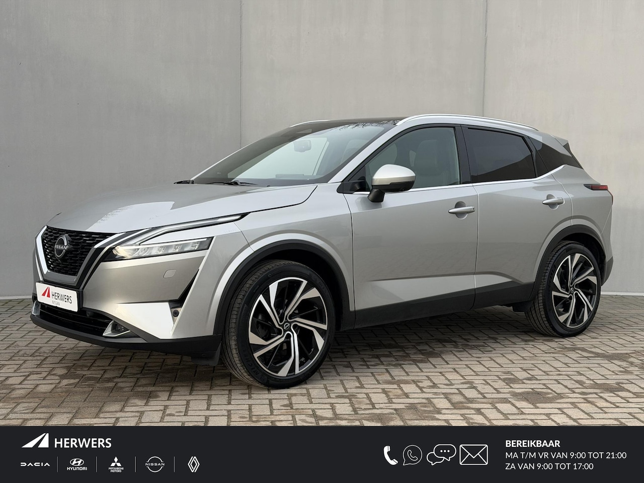 Nissan Qashqai - 1.3 MHEV Xtronic Tekna Plus / Panoramadak / HUD / 360 Camera / Lederen Bekleding / Elektr - AutoWereld.nl
