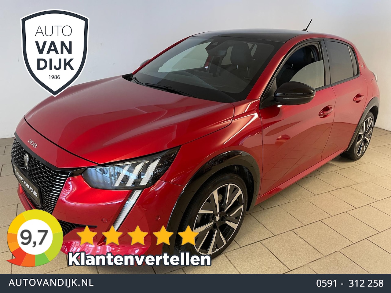 Peugeot 208 - 1.2 PureTech GT 100PK AIRCO CLIMA NAVI CRUISE PANO APPLE CARPLAY 3D COCKPIT PDC CAM LAGE K - AutoWereld.nl