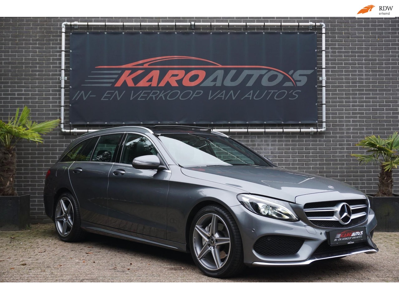 Mercedes-Benz C-klasse Estate - 180 AMG Pano Led Leer Cam VOL - AutoWereld.nl