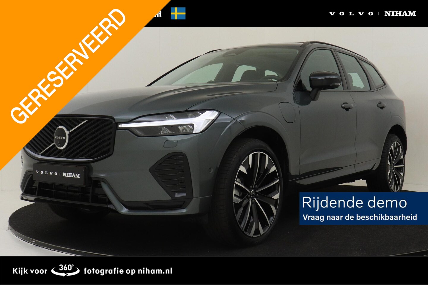 Volvo XC60 - II T6 PLUG-IN HYBRID AWD ULTRA DARK -PANO.DAK|BOWERS&WILKINS|LUCHTVERING|GEVENT.LEDER+MASS - AutoWereld.nl