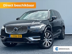 Volvo XC90 - 2.0 T8 Recharge Plug-in Hybrid AWD Inscription 7p 390PK | Verwarmde Lederen Comfort Stoele