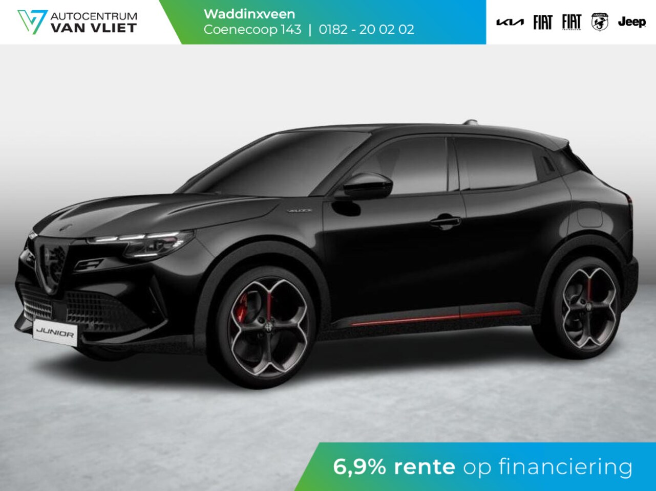 Alfa Romeo Junior - Elettrica Veloce 54 kWh | 280pk | Clima | Navi | Adapt. Cruise | Keyless | Camera | BSM - AutoWereld.nl