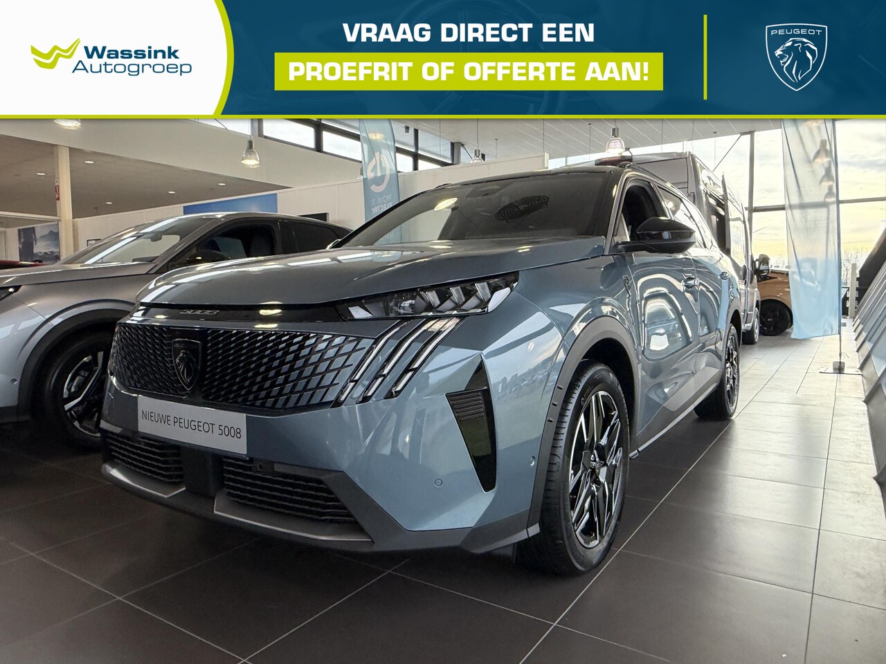 Peugeot 5008 - 1.2 Hybrid 145 GT Automaat | 360 vision & Drive Assist Plus Pack | Panoramisch schuifdak P - AutoWereld.nl
