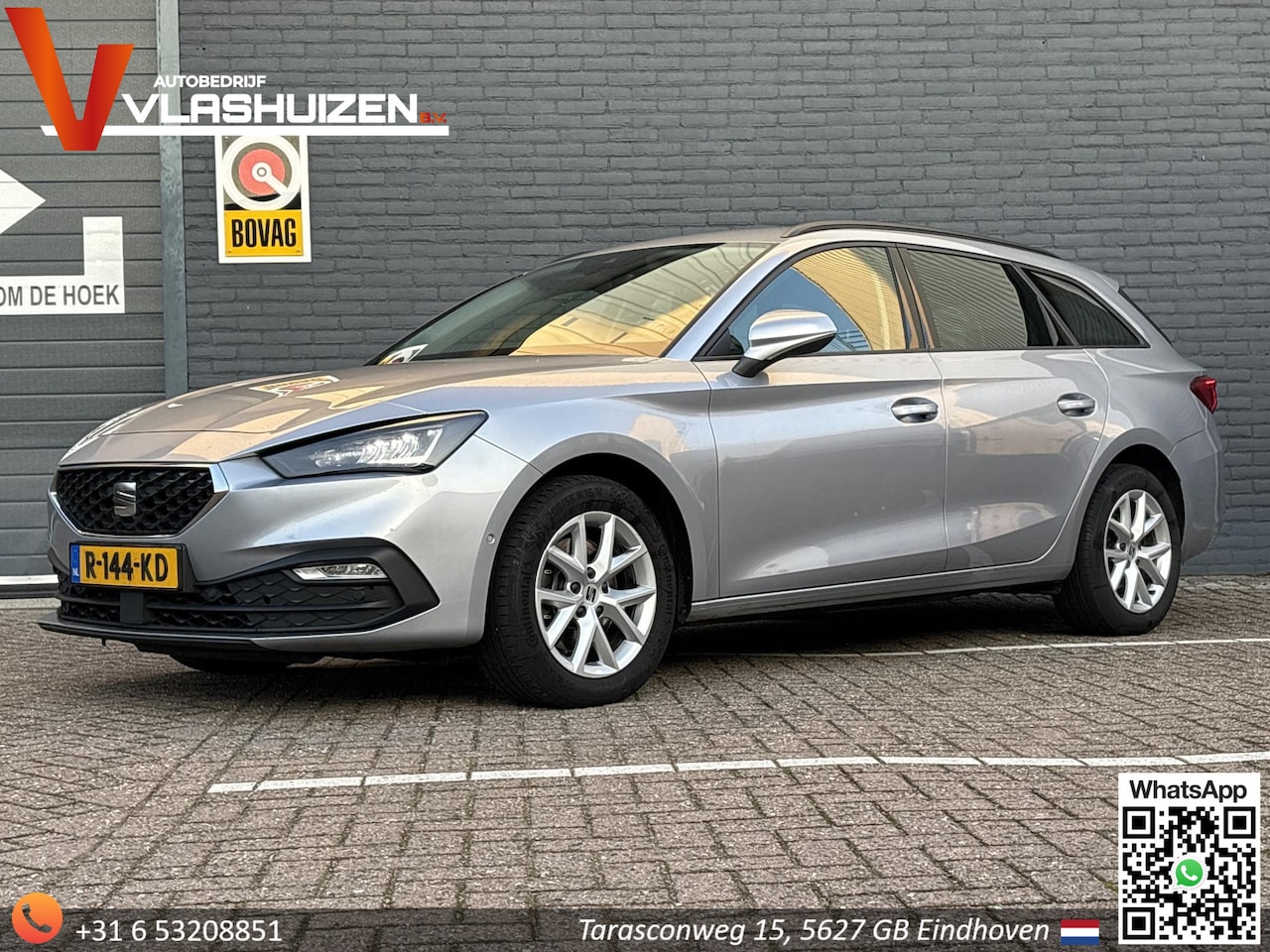SEAT Leon Sportstourer - 2.0 TDI Style Business Intense | € 8.950,- NETTO! | Climate | Cruise | Navi | Camera | - AutoWereld.nl
