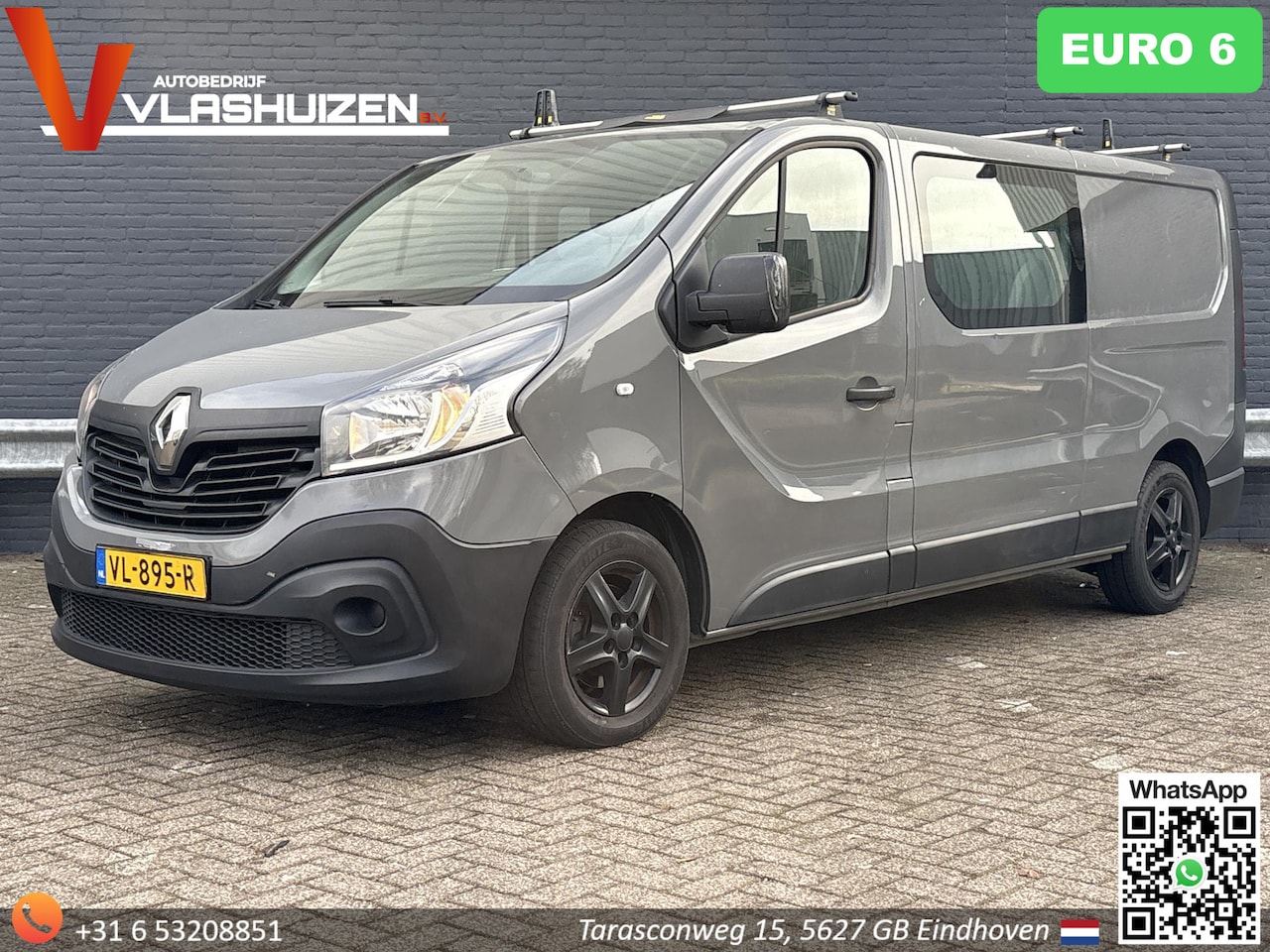 Renault Trafic - 1.6 dCi T29 L2H1 DC Comfort | € 6.450,- NETTO!| Euro 6 | Airco | Cruise | Trekhaak | - AutoWereld.nl