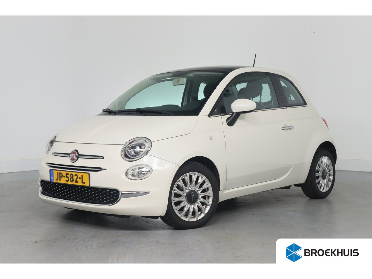 Fiat 500 - 0.9 TwinAir Turbo Lounge | Automaat! | Navigatie | Airco | DAB | Panorama Dak | Lichtmetal - AutoWereld.nl