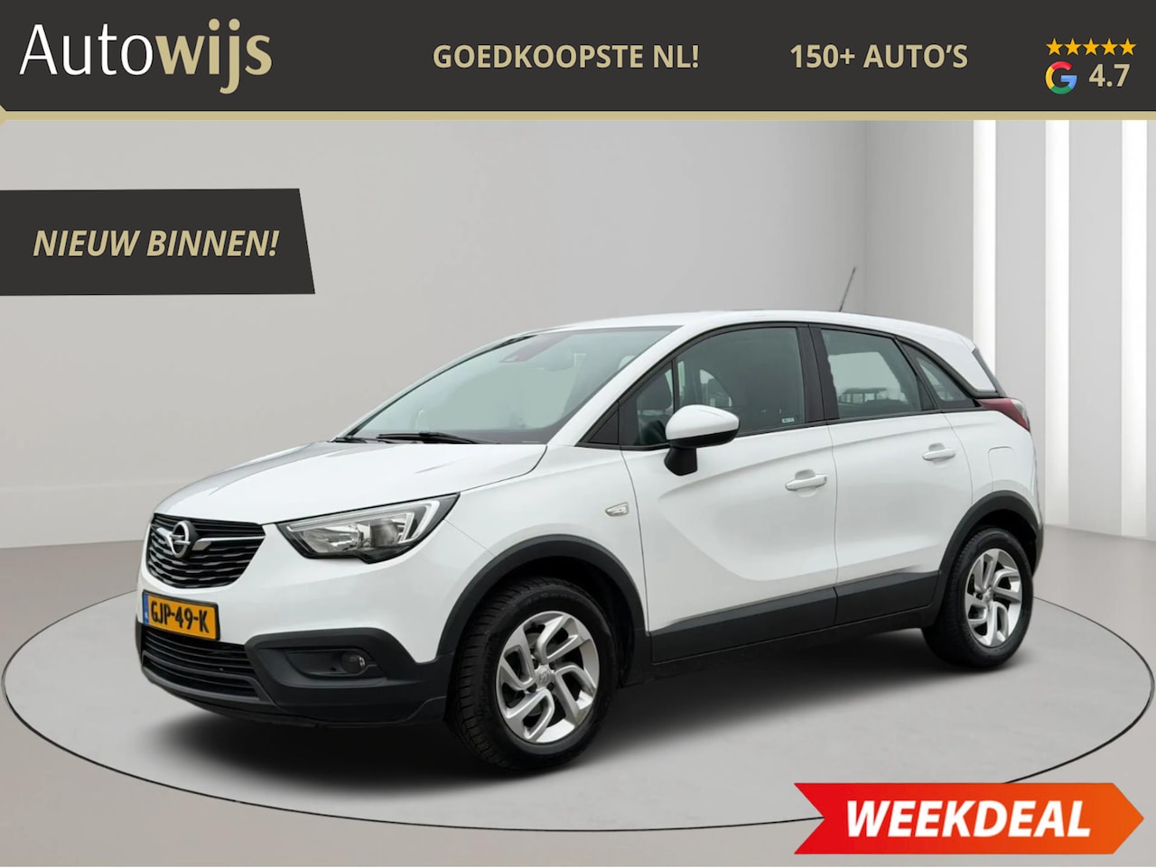 Opel Crossland X - 1.2 Turbo Online Edition|TREKHAAK|AUT|PDC|LED|LM-VELG - AutoWereld.nl