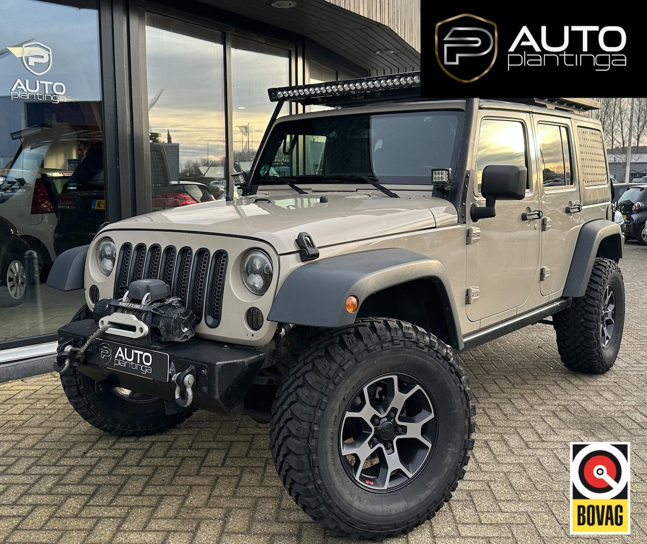 Jeep Wrangler - 3.6 Rubicon UNIEK | AUTOMAAT | EX BTW PRIJS | Elek Lier | Imperial | Ledbak | Airco | Trek - AutoWereld.nl