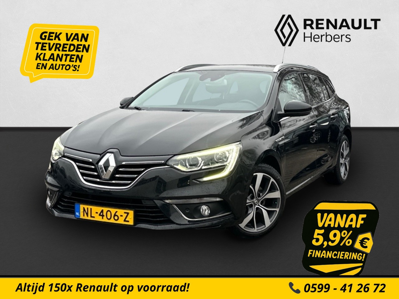 Renault Mégane Estate - 1.2 TCe Bose PDC VOOR&ACHTER / CAMERA / APAD CRUISE / BOSE - AutoWereld.nl