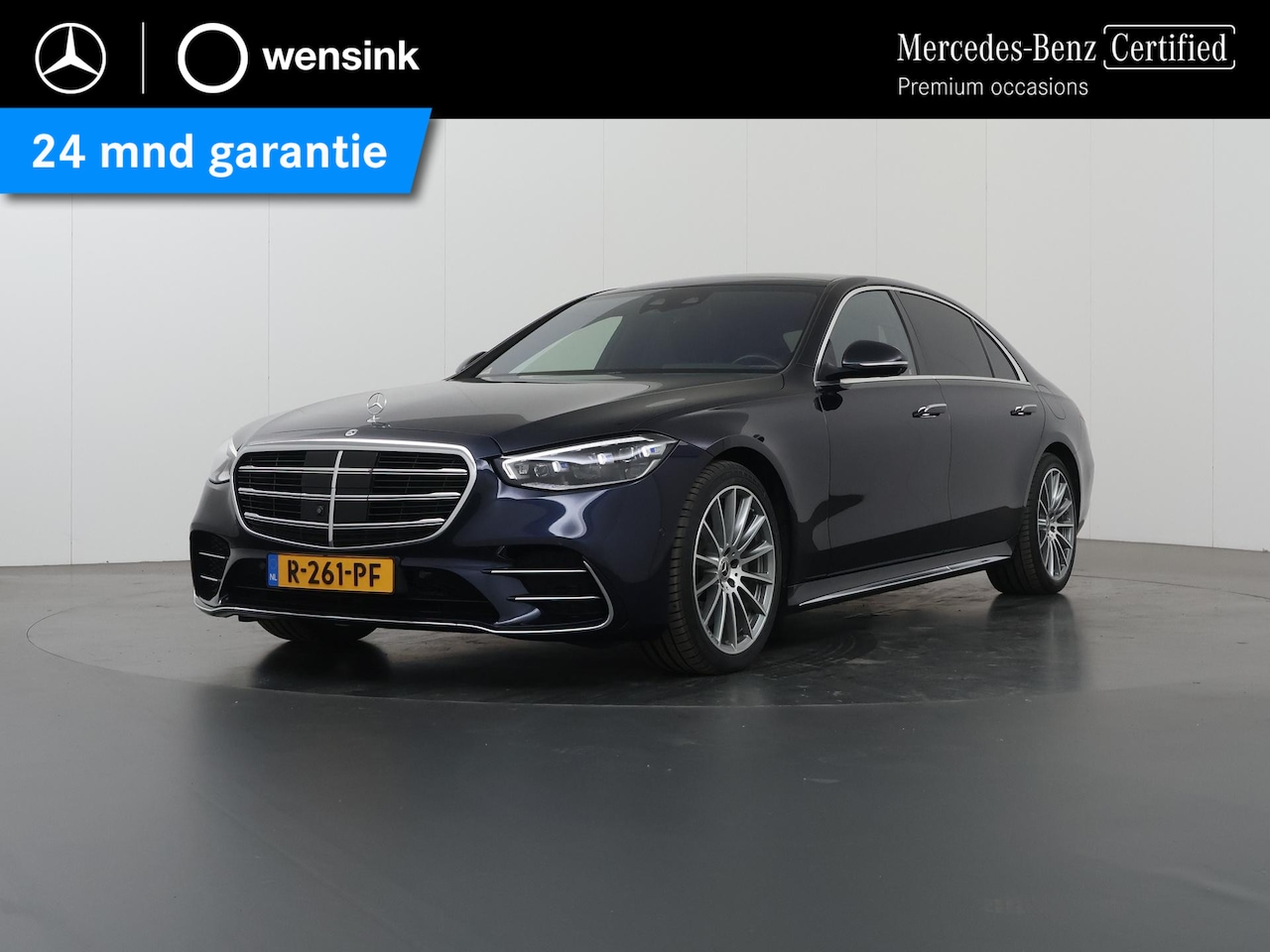 Mercedes-Benz S-klasse - 580 e 4MATIC Lang AMG Line | Panoramadak | Achterasbesturing | Burmester | Head-up display - AutoWereld.nl