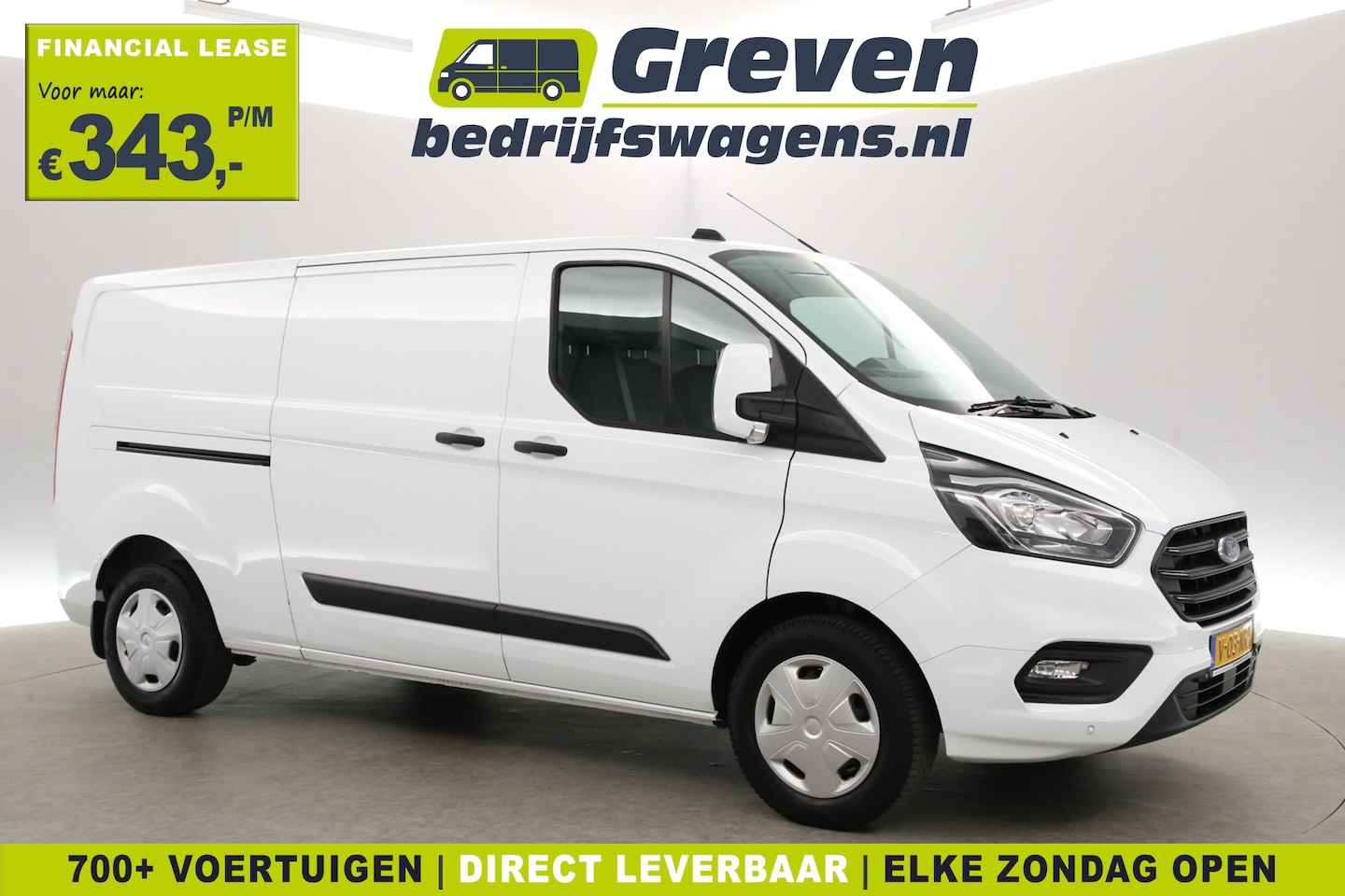 Ford Transit Custom - 2.0 TDCI L2H1 | 2800KG Trekgew. | Trekh. | Airco | Cruise | 3-Zits | Parkeersens. - AutoWereld.nl