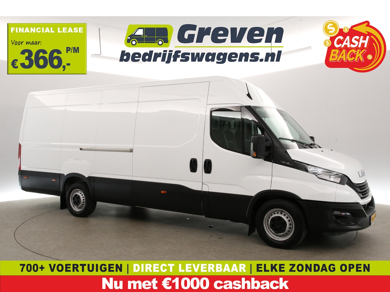 Iveco Daily - 35S16V 157PK L3H2 | 3500KG Trekgew. | Trekh. | Airco | 3-Zits | Parkeersensoren - AutoWereld.nl