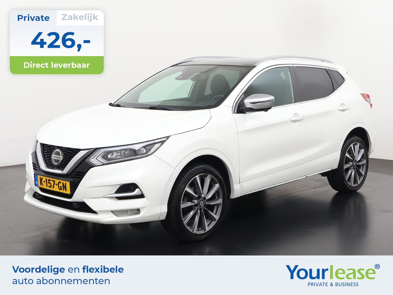 Nissan Qashqai - 1.3 DIG-T Tekna | All-in 426,- Private Lease | Direct uit voorraad - AutoWereld.nl