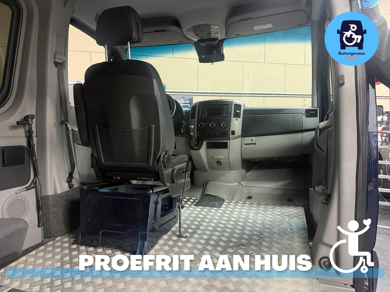 Mercedes-Benz Sprinter - Uniek | Rolstoel achter stuur Rolstoelbus Automaat Zelfrijder - AutoWereld.nl