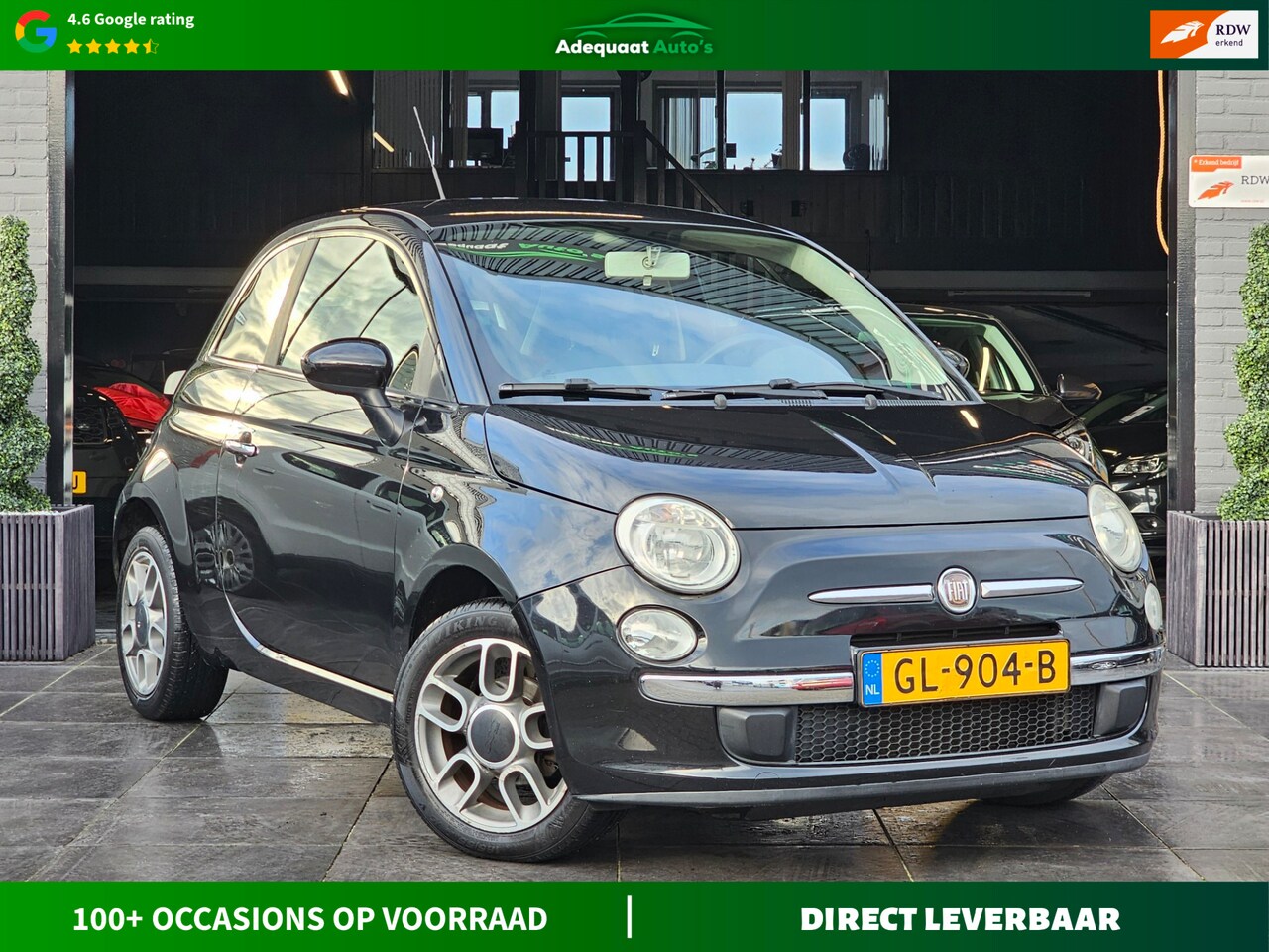 Fiat 500 - 1.2 Naked|Airco|El.Ramen|APK|Climate - AutoWereld.nl
