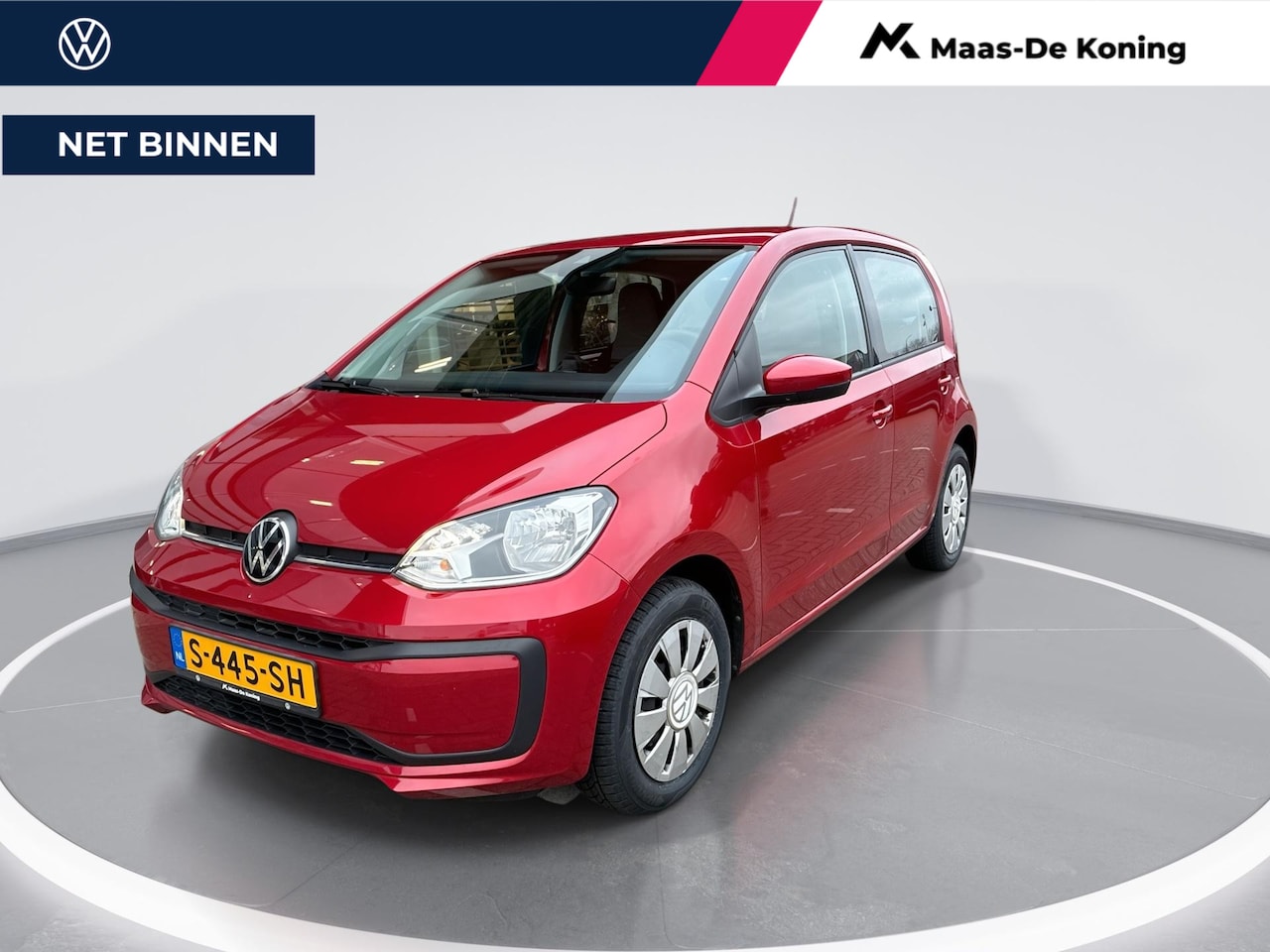 Volkswagen Up! - 1.0 65pk · Airco · Radio · Bluetooth · DAB · 14'' Inch · Garantie t/m 05-04-2027 of 100.00 - AutoWereld.nl