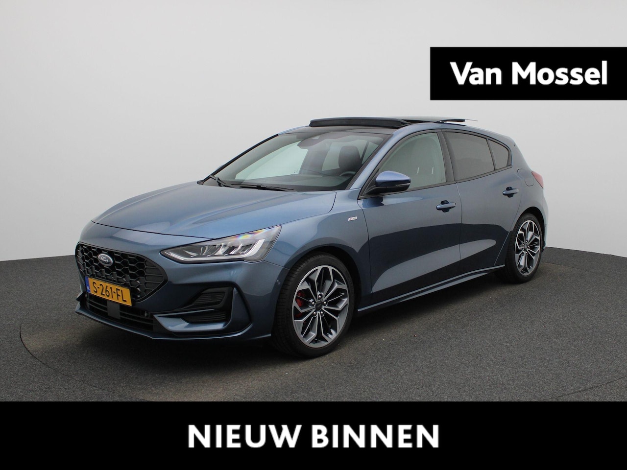 Ford Focus - 1.0 EcoBoost Hybrid ST Line X AUTOMAAT | PANORAMADAK | ADAPTIEVE CRUISE | VIRTUEEL | ST-LI - AutoWereld.nl
